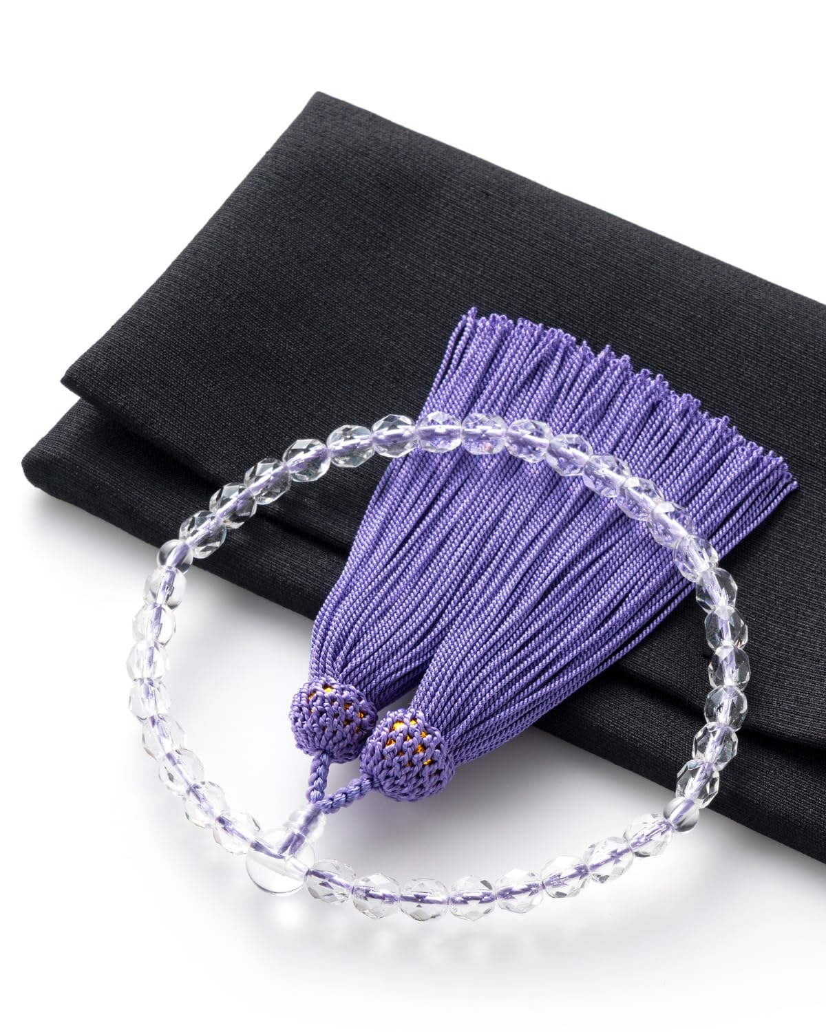 

Fukushodo Prayer Beads for Women Traditional Crafts Supervised by Funeral Juju Funeral Informal Prayer Beads Fujiguro Tsumugi (Kyoto Professionals)