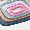 Sewing Tools Square DIY Cross Stitch Loop Stretch Tool Cross Stitch Ring Embroidery Hoops