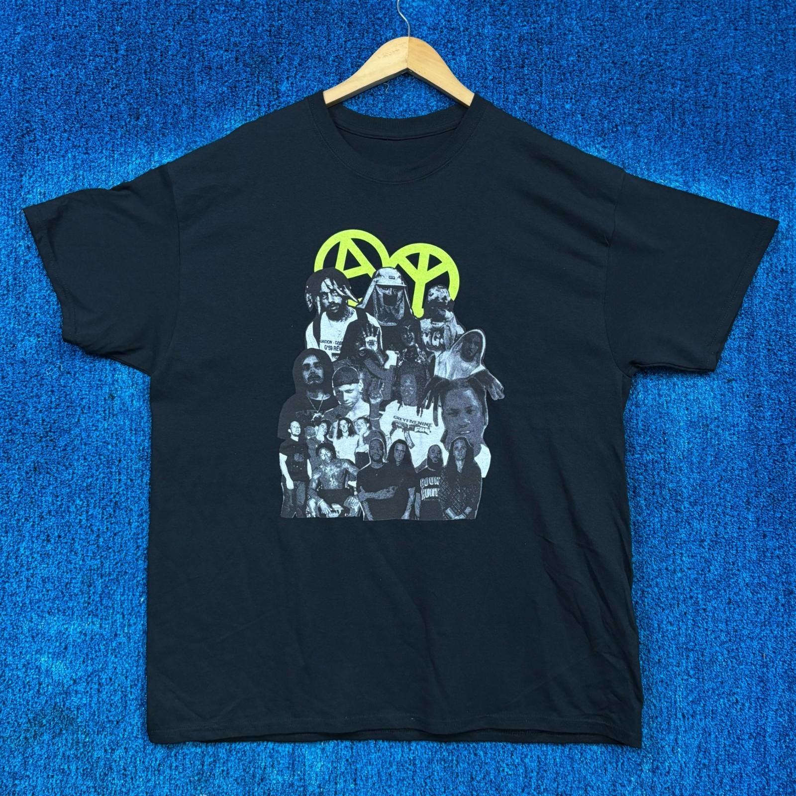 G59 Records x Suicideboys Grey Day Tour Stops Hip Hop Tee XL Unisex T-Shirt S