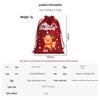 2025 Christmas Burlap Drawstring Gift Bags - Small Cloth Candy Pouches 