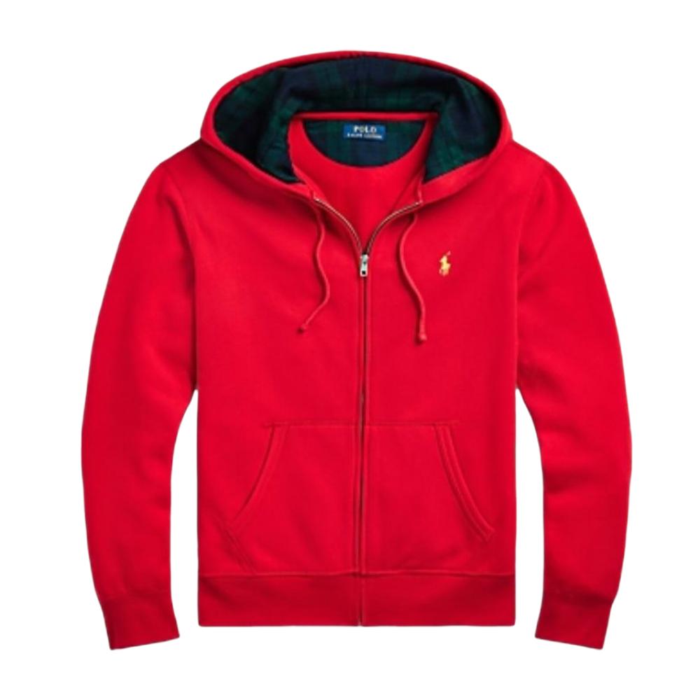 Polo Ralph Lauren FW24 Logo Embroidered Hooded Zip-Up Long Sleeve Sweatshirt Men Sweatshirt 710853207-007