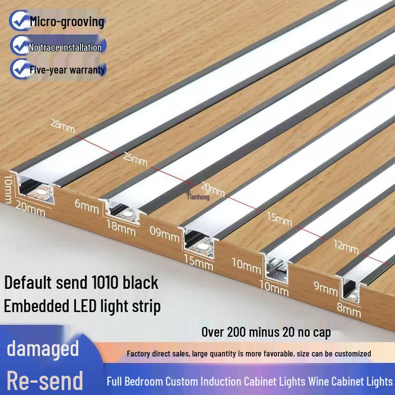 Smart Sensor Light Strips for Cabinets, Wardrobes, and Shelves