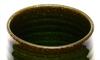 Mino Ware "Oono Shigeyasu" Rice Bowl and Teacup, Capacity Approximately 270ml, Solid Oribe Pattern, Green, Made In Japan, 134-0051