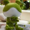 Stuffed Doll Cartoon Skin-friendly Colorful Green Frog Stuffed Doll for Bedroom