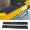 Placă de ușurare a pragului ușii mașinii Autocolante de protecție pentru intrarea pedalei Husă de protecție pentru Jeep Wrangler TJ 1997-2006 Accesorii de interior