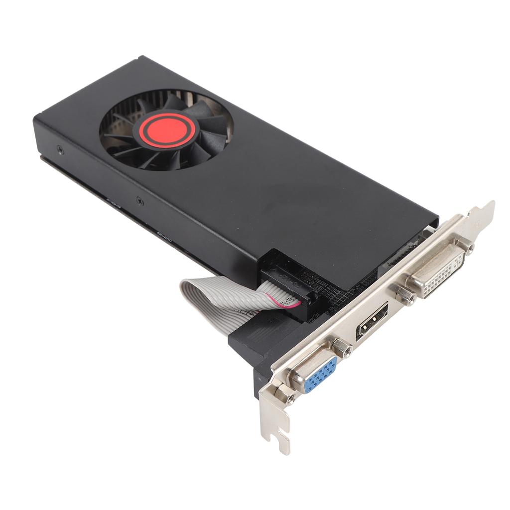 Gaming-Grafikkarte 4GB DDR5 128bit PCI Express 2.0 16X PC-Grafikkarte unterstützt DVI VGA HD Multimedia Interface