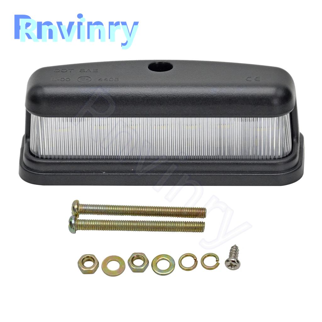 1Pcs All ModelsWhite LED License Plate Light Number Plate Lamp For Land Rover Series 2 2A & 3 All Models For Defender 90/110/130
