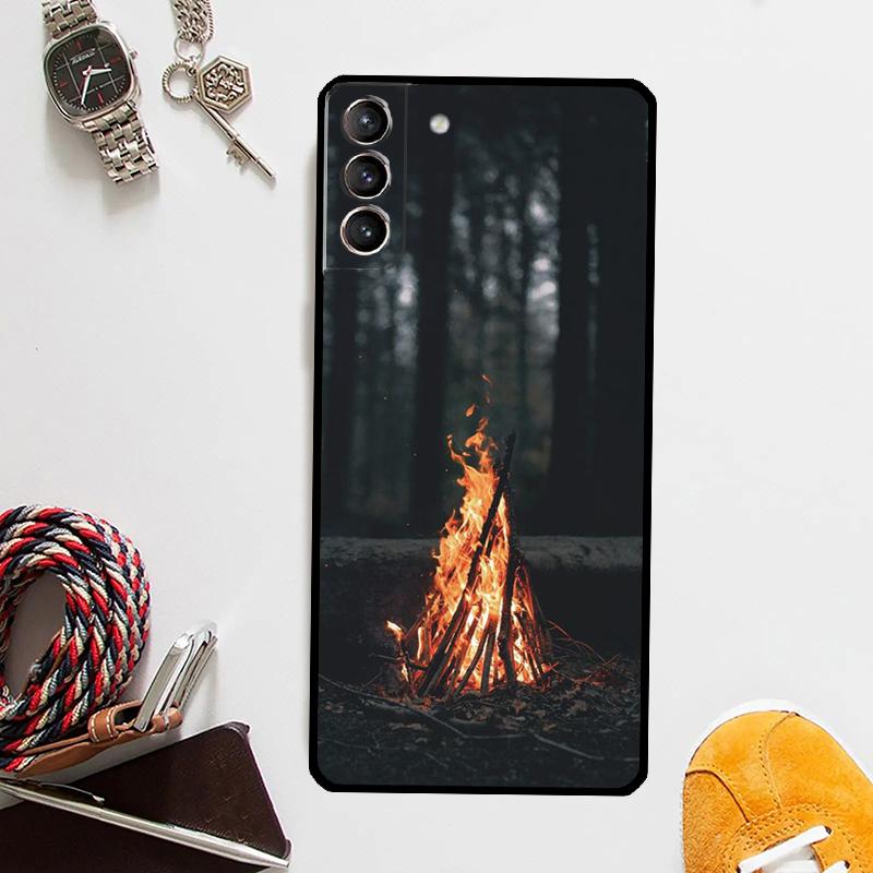 Beautiful Nature Forest Tree Cover For Samsung Galaxy S23 Ultra S8 S9 S10 S22 Plus S20 S21 FE Note 10 20 S24 Ultra Case