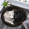 Cartoon Print Round Area Rug,Carpet Rug for Living Room Bedroom Sofa Playroom Decor,Non-slip Floor Mat