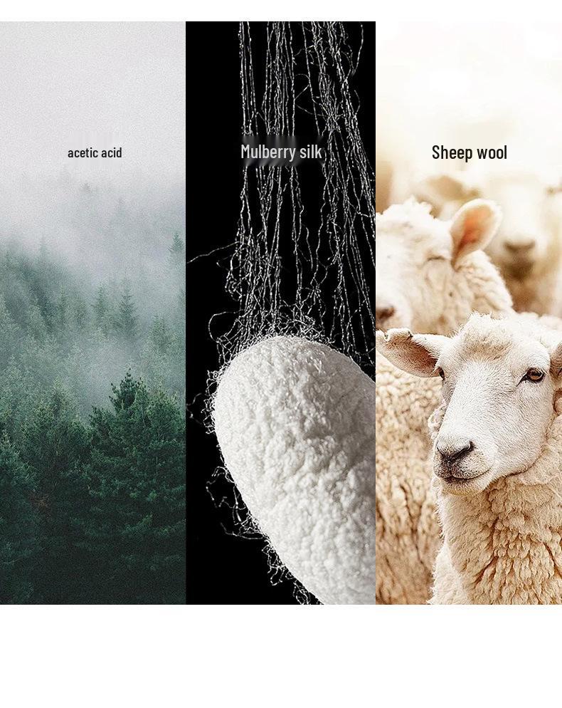 Yifei 2024 Warm Mulberry Silk & Wool Pants - Comfortable, Figure-Flattering Winter Wear