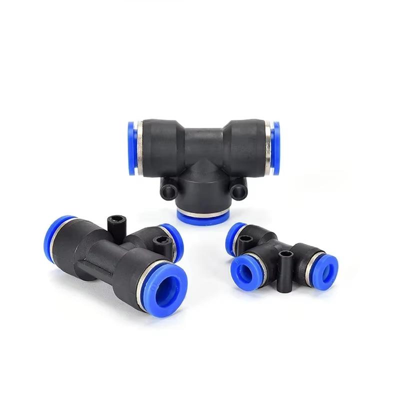 58Pcs/Box PU/PG/PE/PY/PV PP Plug Pneumatic Connectors Kit 8mm Outer Diameter of the Hose Pipe Tube Air Compressor Parts