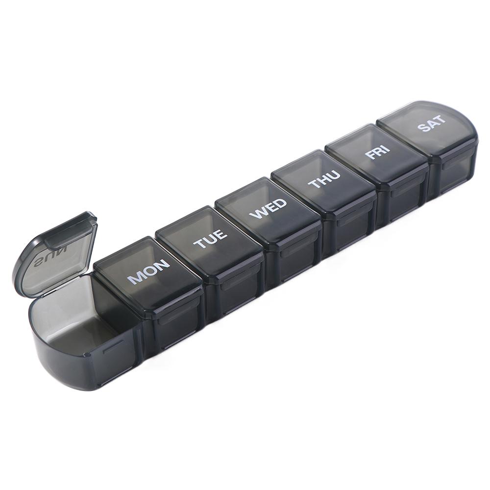 Compartments Vitamins Container Capsules Organizer Mini Dispensers Travel Pill Case 7 Days Pill Storage Box Medicine Boxes