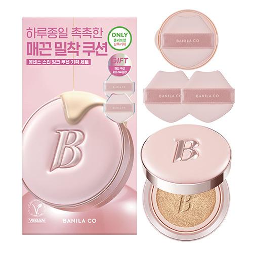 BANILA CO Essence Skin Pink Cushion (Product + Refill + 2 Puffs)