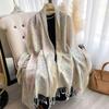 Ethnic Shawl Women's Scarf Scarf Jacquard Cashew Fringe Women's Long Scarf Shawl,Warm Scarf Shawl Outerwear