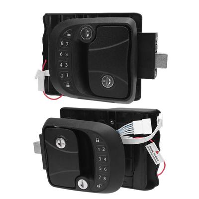 Keypad RV Door Latch Lock RV Door Lock Keyless Entry Remote Control Keypad Zinc Alloy Trailer Door for Trailers Motorhomes