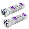 XZSNET 10GBase-LR SFP+ Module, 10Gb Dual LC Single-Mode SFP+ Optical Transceiver, Compatible with Cisco SFP-10G-LR, Ubiquiti UniFi UF-SM-10G, Mikrotik