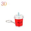 Portable Click Press Toy 3D Printing Keychain Pendant Fun Cartoon Decor  Busy Work