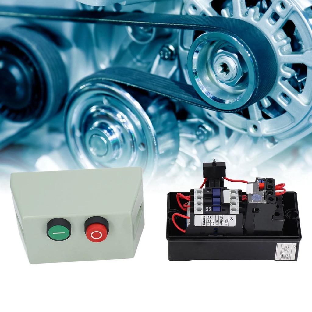 Elektrik Motoru Başlatıcı Manyetik Başlatıcı Su Geçirmez Alev Geciktirici Manyetik Kutu Tek Fazlı 220V 230V 9‑13A