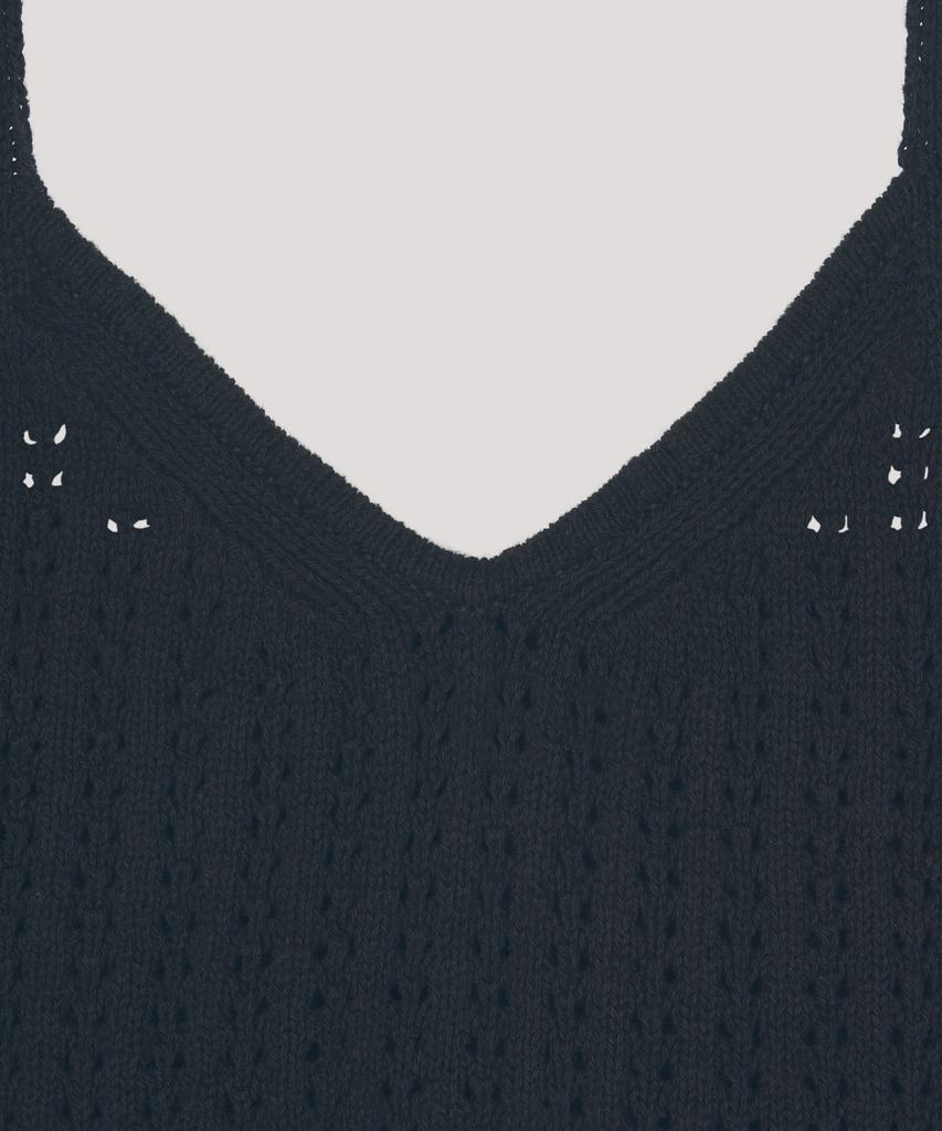 Deolil Cotton Bustier Knit_Black