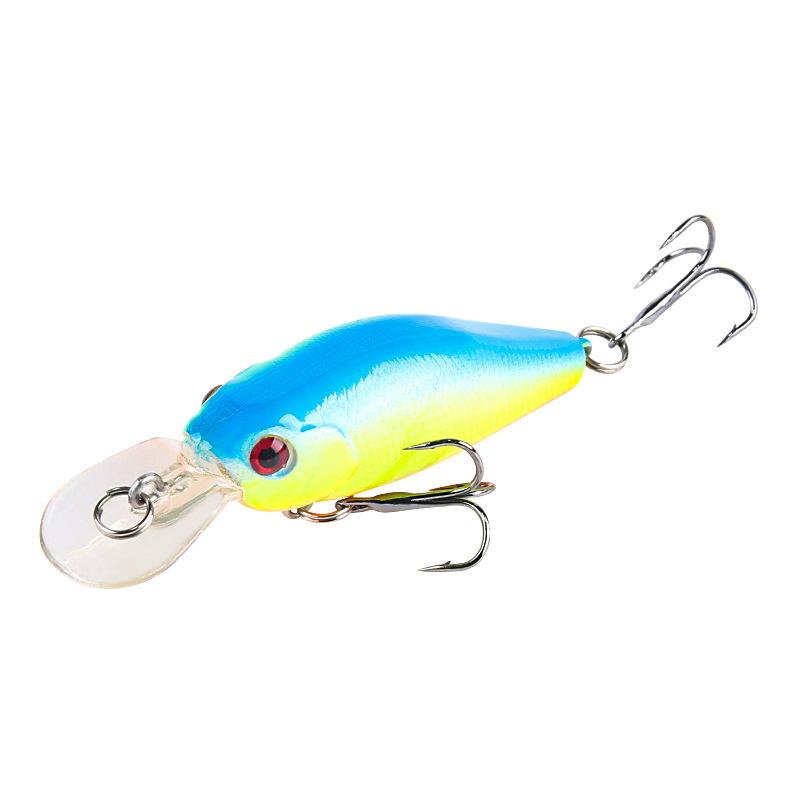 Geräuschperlen Weitwurf Tauchen Schwingender Kleiner Dicker Fisch Köder 7.1cm7g