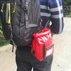 Borsa di Primo Soccorso d'Emergenza 5L Impermeabile Grande Capacità Portatile Zaino da Viaggio Campeggio Escursionismo Zaino da Trekking Arrotolabile Organizer per Essentials di Primo Soccorso Custodia di Stoccaggio