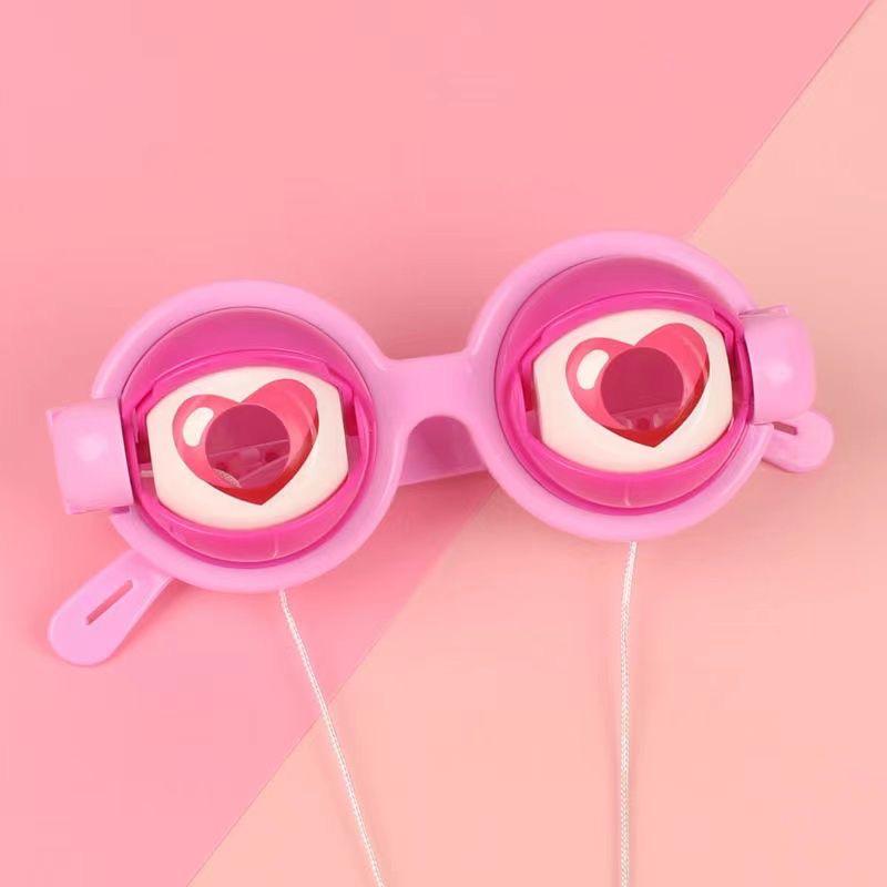 1 Stück Lustige Brille für Kinder Verrückte Kulleraugen Brille mit Blinzelndem Augapfel Neuheit Halloween Weihnachtsgeschenke Streichrequisiten