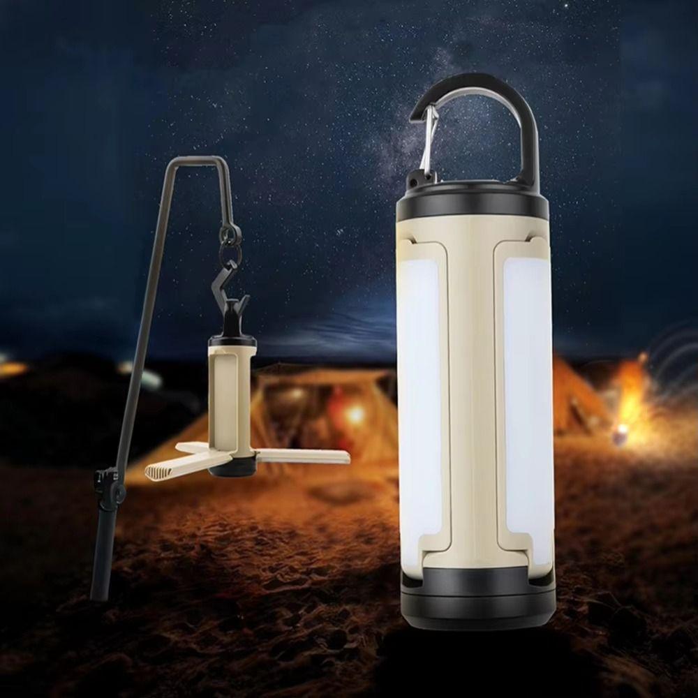 6 Modes Camping Lantern 3 Leaf Foldable Rechargeable Lantern Emergency Flashlight  Indoor Outdoor