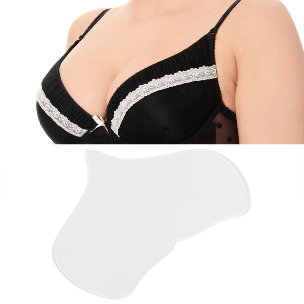 Silicone Chest Wrinkle Patches Peach Shaped Lifting Firming Anti Aging Chest Pad Transparent