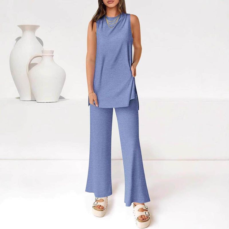 

Summer Casual Loose Casual Set Two-Piece Set Light Blue (Spot) S