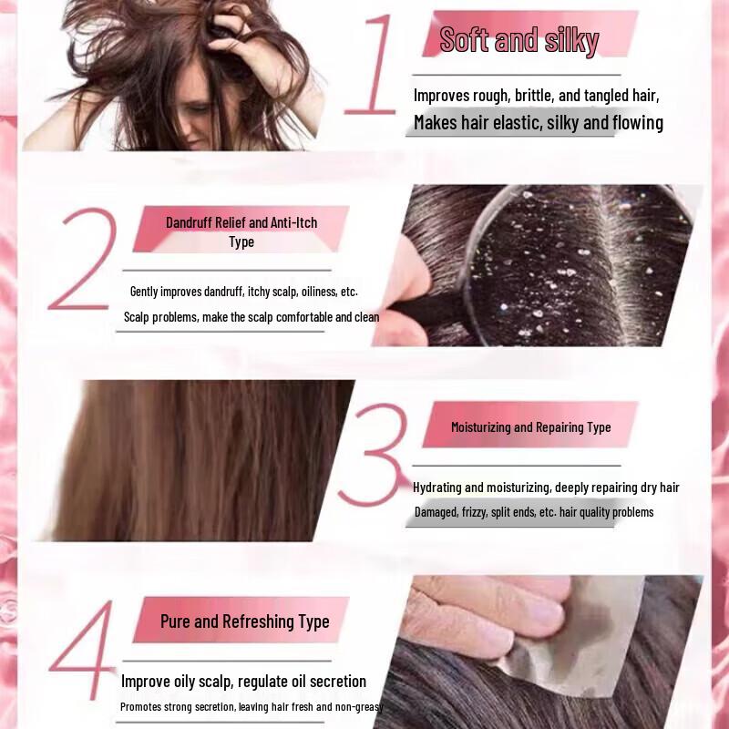 Adoufu Gentle Silky Essential Oil Fragrance Shampoo