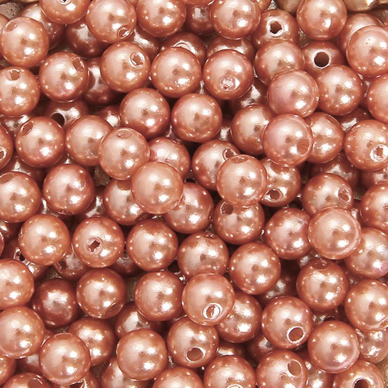 ABS Perforated Pearl-Like Beads for DIY Earrings, Bracelets, Ancient Style Hairpins