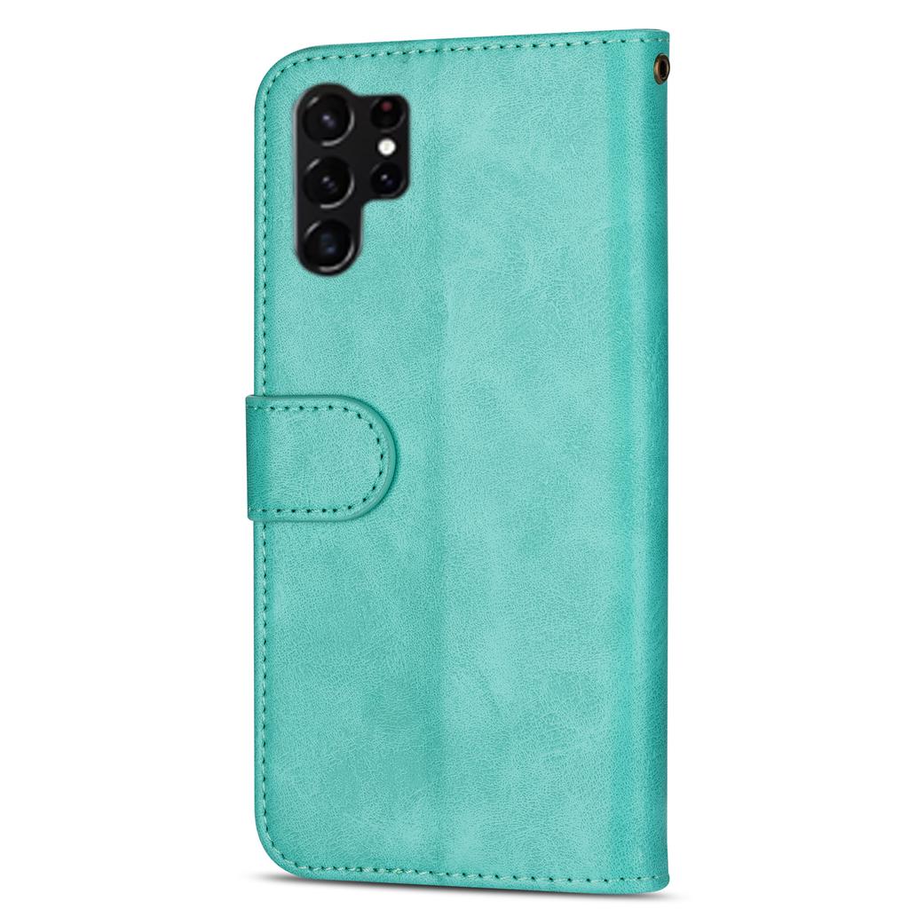 For Samsung Galaxy S25 Ultra Case Anti-Scratch Zipper Wallet Leather Phone Cover