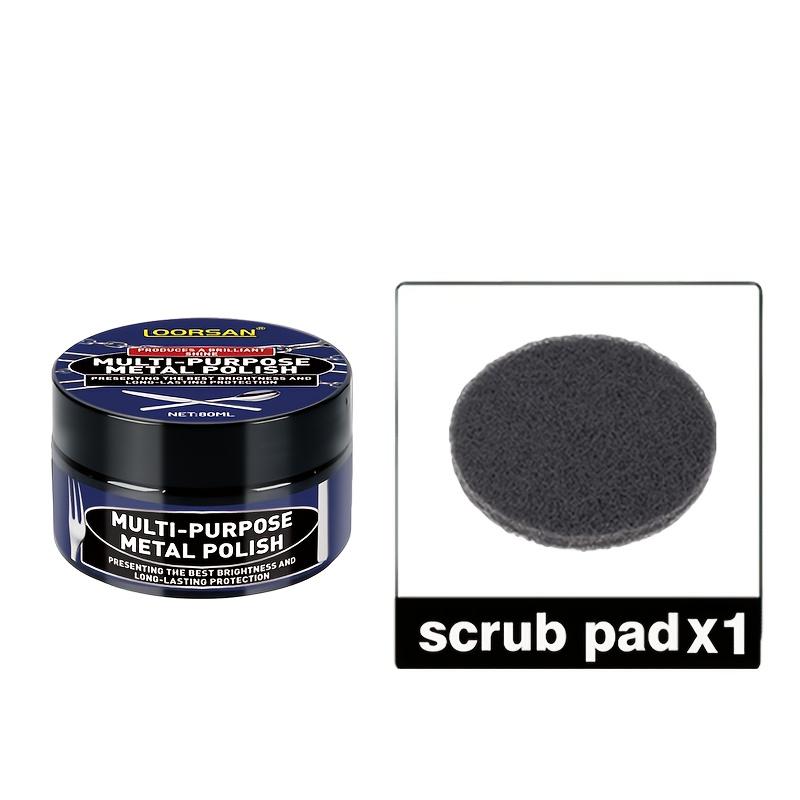 

Универсальная паста для полировки металла, Восстанавливает блеск нержавеющей стали, Разглаживающее средство для кухонной утвари, часов и декоративных полос автомобиля чёрный