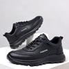 Herrenschuhe Herbst neue Herrenschuhe mit weicher Sohle Lederoberfläche vielseitige Sportschuhe atmungsaktive Freizeitschuhe Herren Kochschuhe rutschfeste Laufschuhe