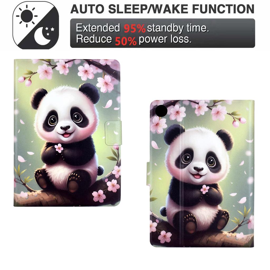 Stand Case for Lenovo Tab M10 (Gen 3) Pattern Printing Tablet Leather Cover with Auto Wake/Sleep