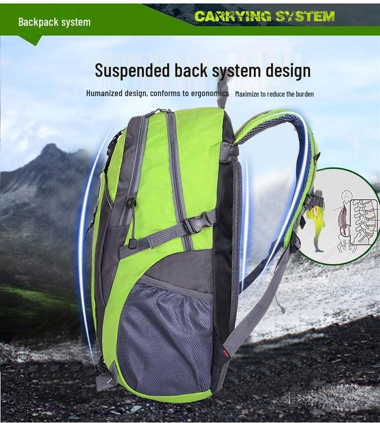 40L Unisex Professional Outdoor Backpack for Travel, Cycling, Hiking, and Mountaineering