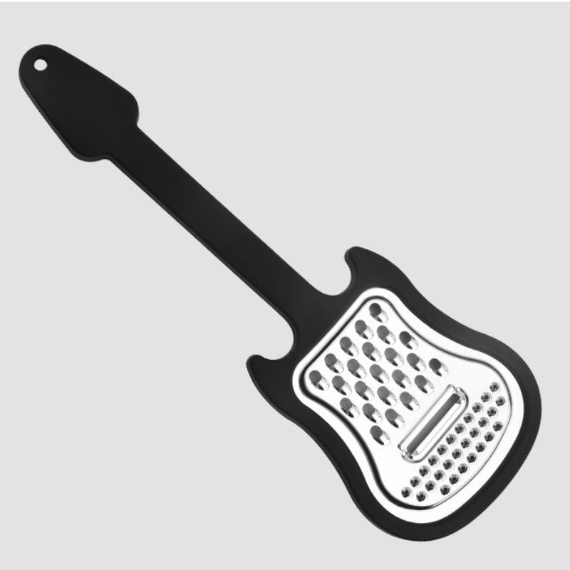 Stainless steel guitar-shaped melon planer fruit paring knife creative household potato scraper kitchen gadget