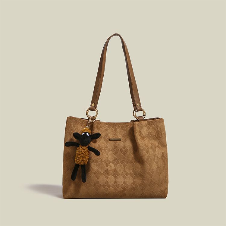 

Small Niche Handbag for Women, Trendy Retro Style, Large Capacity Tote Shoulder Bag