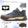 Insulated 6KV Men's Work Shoes with Plastic Toe Cap, Anti-Smash, Anti-Puncture, Anti-Slip, and Wear-Resistant Protection