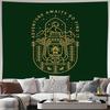 Mountain Forest Tapestry Vintage Nature Wall Hanging Aesthetic Room Decor Camping Adventure Backdrop Home Decor Gift