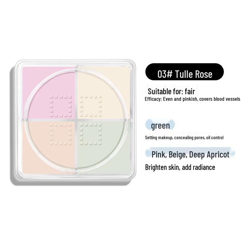 Latin America La Si Gongge Waterproof Long-lasting Setting Powder for Dry & Oily Skin - No Cakey Finish