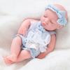 Reborn Baby Doll Toy 12in Soft Silicone Sleepwear For Kids And Collectors