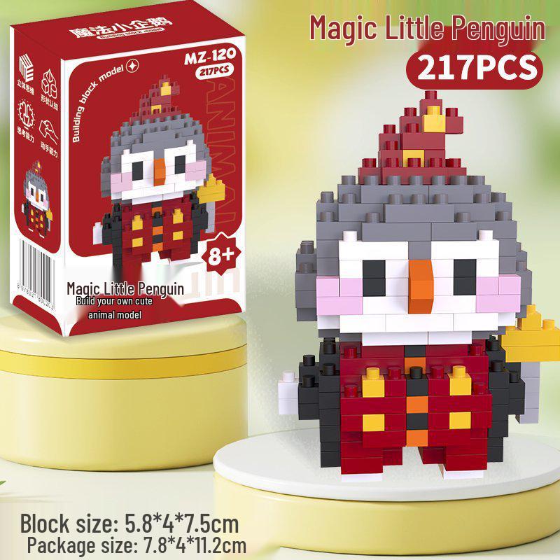 Educational Lego-Compatible Animal Figurine Building Toy for Kids