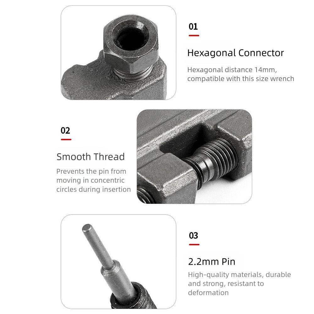 Carbon Steel Motorbike Timing Chain Disassembler Mini Pocket Size Small Chain Repair Chain Remover Tool Chain Replacement