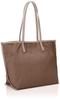 Milkfed FAUX LETHER PATCH TOTE 103203053015 Beige Tote Bag Women's