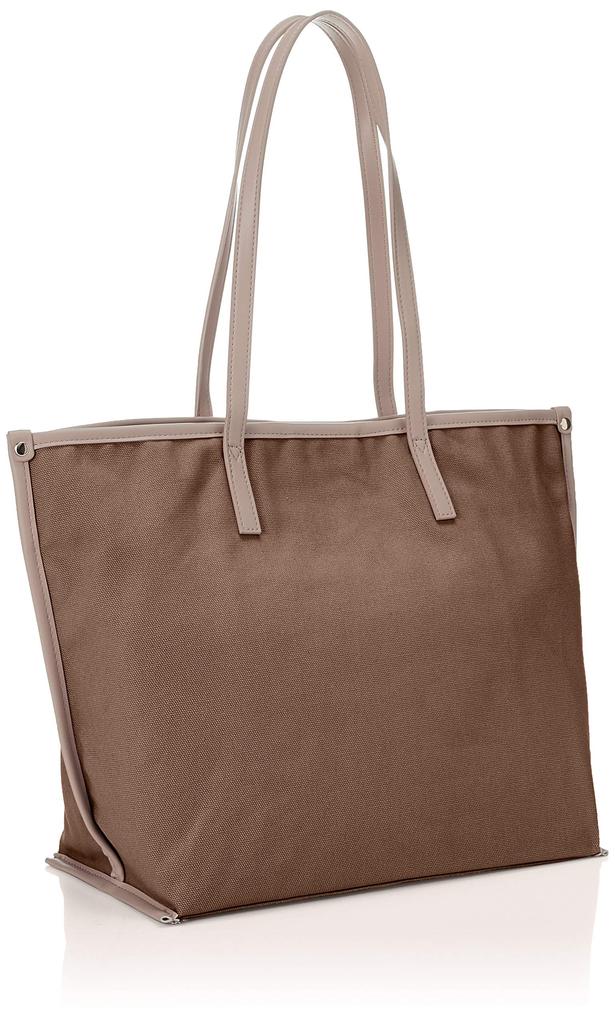 Milkfed FAUX LETHER PATCH TOTE 103203053015 Beige Tote Bag Women's