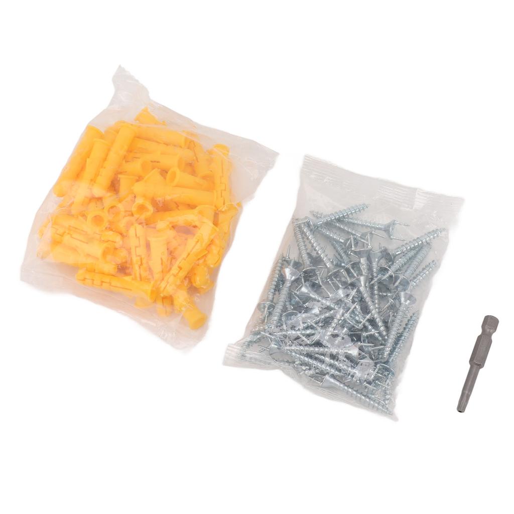 Schraubnägel Doppelkopf Sockelleistenschrauben Edelstahl mit Dübel Schraubendreherbit Nahtlos