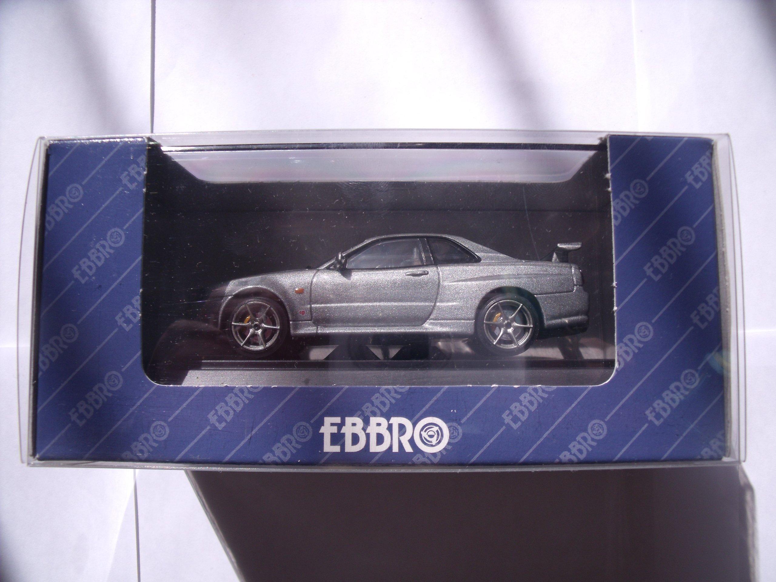 

Ebro Nissan Skyline Dark Silver 43058 Finished Product 1/43 GT-R R-34