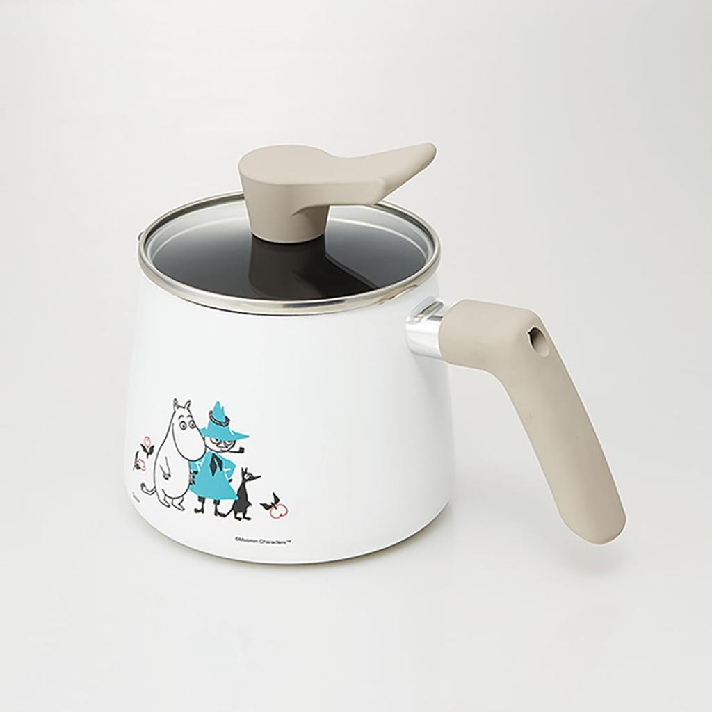 Skater For Gas Rice Milk Deep Moomin Multi-Pot, 1.3L, Stoves, 7-in-1 All-Purpose Pot, Cooker, Pan, Fryer, Saucepan, Design, ANMP1-A