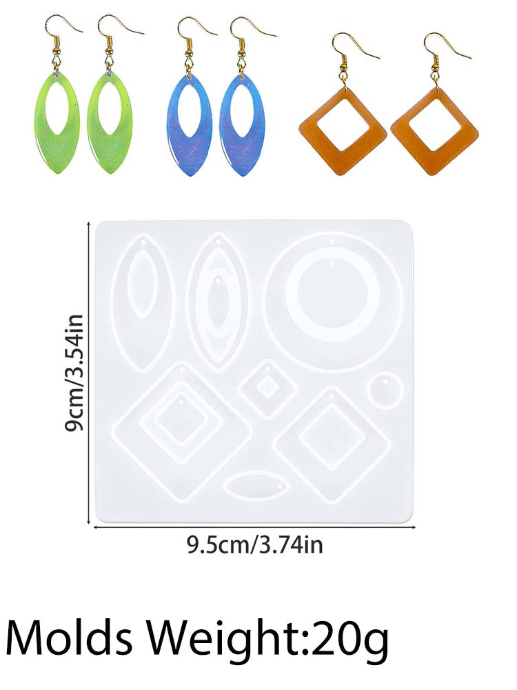 

Маленькая силиконовая форма для серег DIY УФ Круглая форма для литья эпоксидной смолы Подвеска для ожерелья Ремесло Подарки Изготовление ювелирных изделий Аксессуары